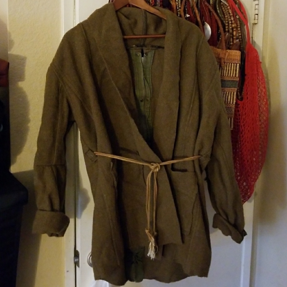 Minimalist Wool Army jacket